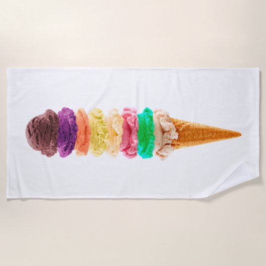 Ice Cream Binge Statement on a Strandlaken (Voorkant)