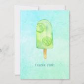 Ice Cream Birthday Bedankkaart (Voorkant)