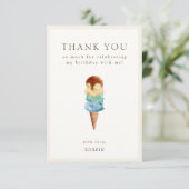 Ice Cream Birthday Bedankt voor je creditcard (Staand voorkant)