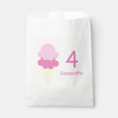 Ice Cream Birthday Bedankzakje (Voorkant)