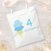 Ice Cream Birthday Bedankzakje (Geknipt)