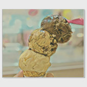 Ice cream birthday gift cadeaupapier (Vlak)