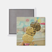 Ice cream birthday gift magneet (Voorkant / Achterkant)