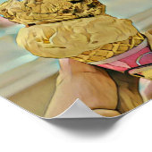 Ice cream birthday gift poster (Hoek)