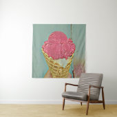 Ice cream birthday gift wandkleed (In situ)