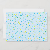 Ice Cream Birthday Invitation Summer Kaart (Achterkant)