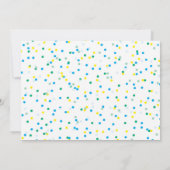 Ice Cream Birthday Invitation Summer Kaart (Achterkant)