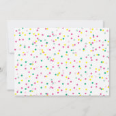 Ice Cream Birthday Invitation Summer Kaart (Achterkant)