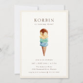 Ice Cream Birthday Kaart (Voorkant)