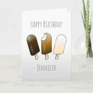 Ice Cream Birthday Kaart