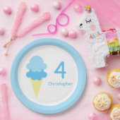 Ice Cream Birthday Papieren Bordje (Feest)