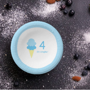 Ice Cream Birthday Papieren Kommen