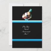 ICE CREAM BIRTHDAY PARTY 2 KAART (Achterkant)