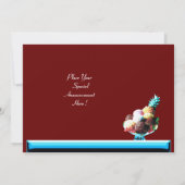 ICE CREAM BIRTHDAY PARTY 2, rood Kaart (Achterkant)