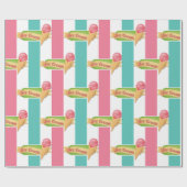 Ice Cream Birthday Party Cadeaupapier (Vlak)