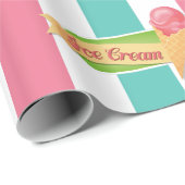 Ice Cream Birthday Party Cadeaupapier (Rol Hoek)