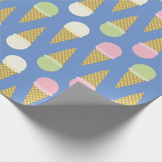 Ice Cream Birthday Party Cadeaupapier (Hoek)