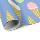 Ice Cream Birthday Party Cadeaupapier (Rol Hoek)
