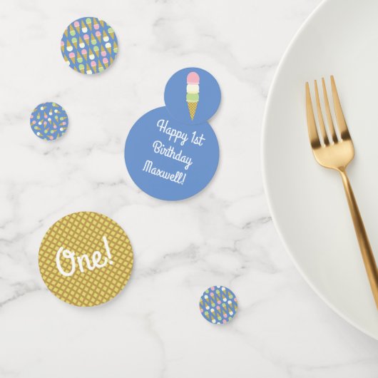 Ice Cream Birthday Party Confetti (Groep)