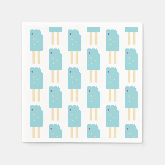 Ice Cream Birthday Party Cons Servet (Voorkant)