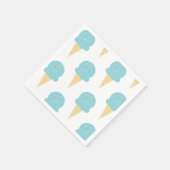 Ice Cream Birthday Party Cons Servet (Hoek)