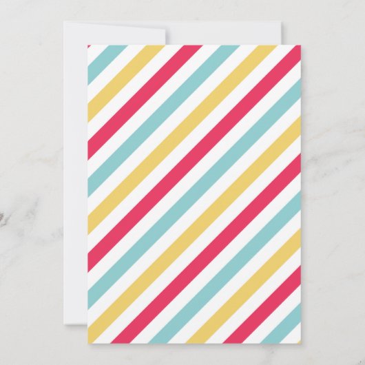 Ice Cream Birthday Party Drive beroemd gemaakt doo Kaart (Achterkant)