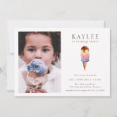 Ice Cream Birthday Party - Fotouitnodiging Kaart (Voorkant)