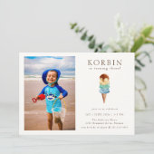 Ice Cream Birthday Party - Fotouitnodiging Kaart (Staand voorkant)