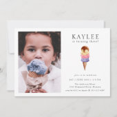 Ice Cream Birthday Party - Fotouitnodiging Kaart (Voorkant)