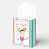 Ice Cream Birthday Party gepersonaliseerd Bedankdoosjes (Geopend)