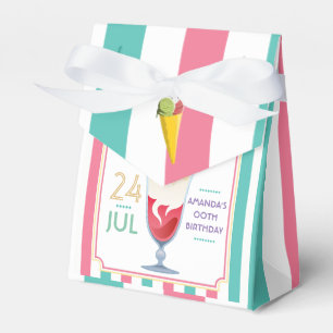 Ice Cream Birthday Party gepersonaliseerd Bedankdoosjes
