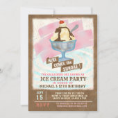 Ice Cream Birthday Party | Hier komt de Sundae Kaart (Voorkant)