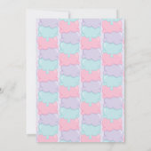 Ice Cream Birthday Party Invitation Snow Cone Kaart (Achterkant)