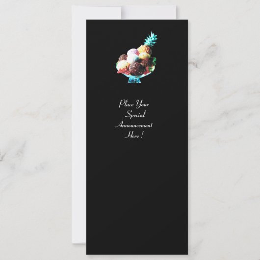 ICE CREAM BIRTHDAY PARTY KAART (Achterkant)