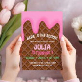 Ice Cream Birthday Party Kaart