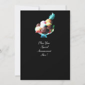 ICE CREAM BIRTHDAY PARTY KAART (Achterkant)