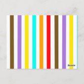 Ice Cream Birthday Party nodigt uit Briefkaart (Achterkant)