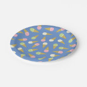 Ice Cream Birthday Party Papieren Bordje (Gekanteld)