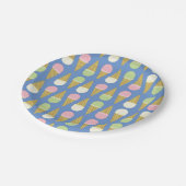 Ice Cream Birthday Party Papieren Bordje (Gekanteld)