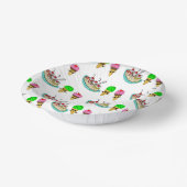 Ice Cream Birthday Party Papieren Kommen (Gebogen)