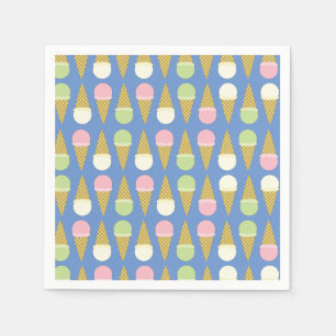 Ice Cream Birthday Party Servet