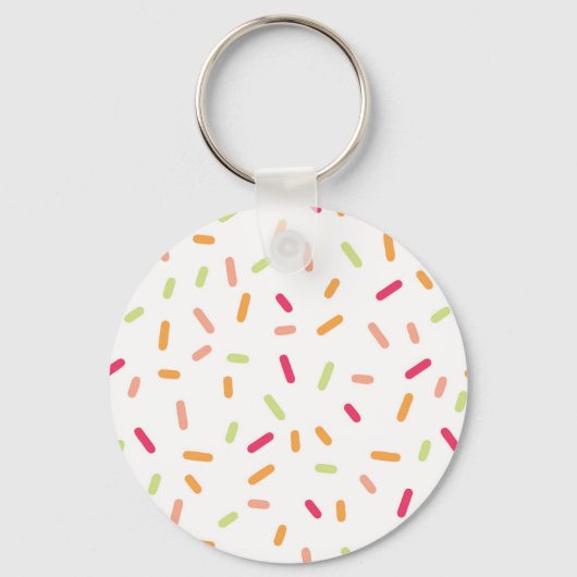 Ice Cream Birthday Party Sleutelhanger (Voorkant)