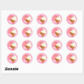 Ice Cream Birthday Party Sticker (Vel)