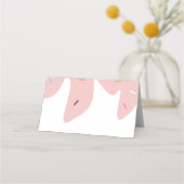 Ice Cream Birthday Pink Sprinkles Table Plaatskaartje (Achterkant)