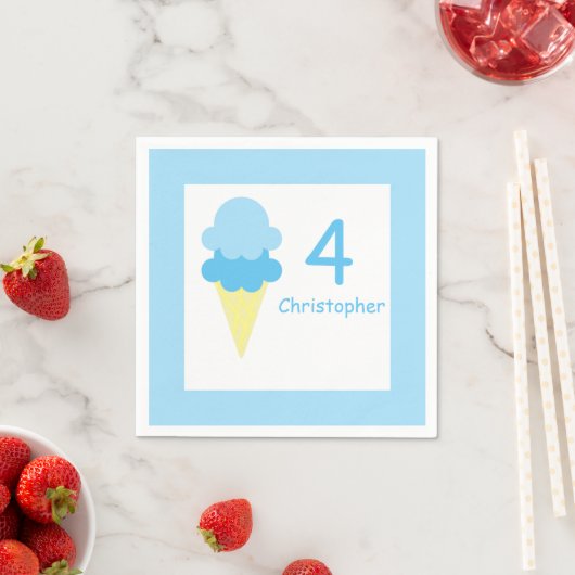 Ice Cream Birthday Servet (Insitu)