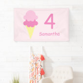 Ice Cream Birthday Spandoek (Insitu)