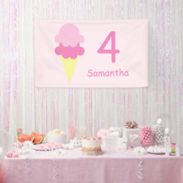 Ice Cream Birthday Spandoek