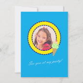 Ice Cream Birthday Summer Kaart (Achterkant)