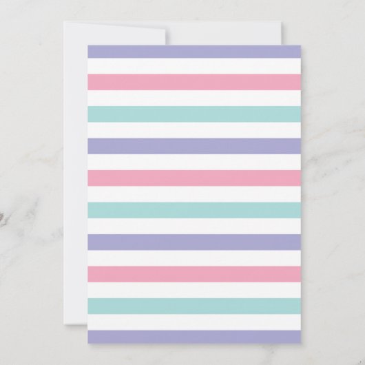 Ice Cream Birthday Uitnodiging (Achterkant)