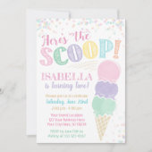 Ice Cream Birthday Uitnodiging (Voorkant)